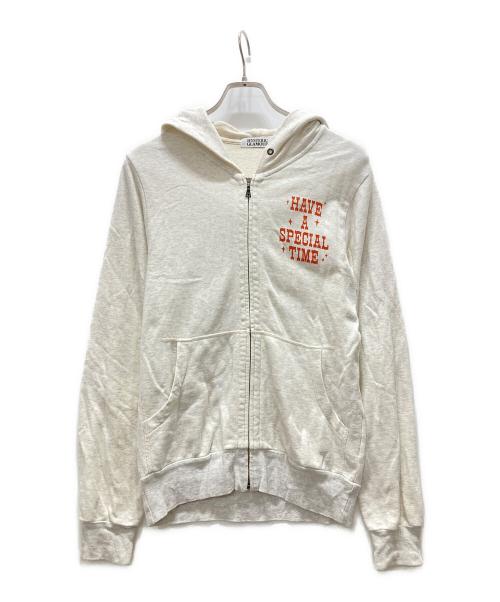 Hysteric Glamour（ヒステリックグラマー）Hysteric Glamour (ヒステリックグラマー) バックガールプリントパーカー グレー サイズ:Sの古着・服飾アイテム