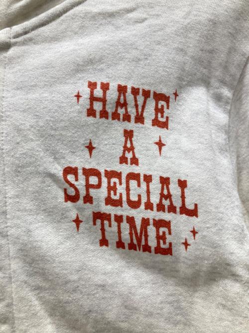 Hysteric Glamour（ヒステリックグラマー）Hysteric Glamour (ヒステリックグラマー) バックガールプリントパーカー グレー サイズ:Sの古着・服飾アイテム