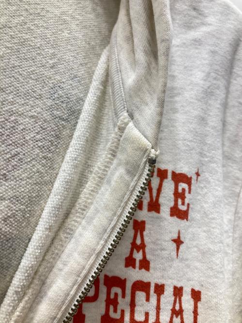 Hysteric Glamour（ヒステリックグラマー）Hysteric Glamour (ヒステリックグラマー) バックガールプリントパーカー グレー サイズ:Sの古着・服飾アイテム