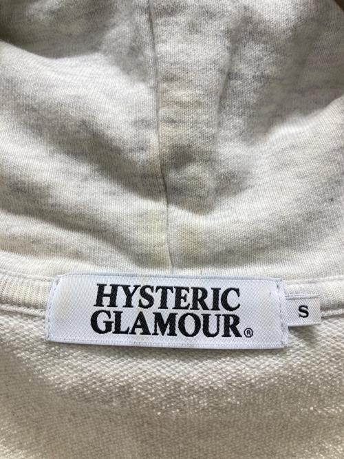 Hysteric Glamour（ヒステリックグラマー）Hysteric Glamour (ヒステリックグラマー) バックガールプリントパーカー グレー サイズ:Sの古着・服飾アイテム