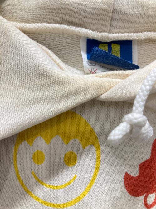 Hysteric Glamour（ヒステリックグラマー）Hysteric Glamour (ヒステリックグラマー) Hタグ 両面プリントパーカー ホワイト サイズ:FREEの古着・服飾アイテム