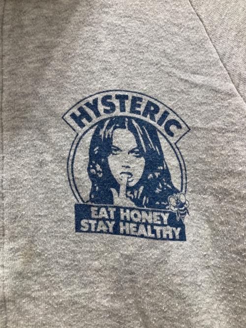 Hysteric Glamour（ヒステリックグラマー）Hysteric Glamour (ヒステリックグラマー) スウェットジャケット グレー サイズ:FREEの古着・服飾アイテム