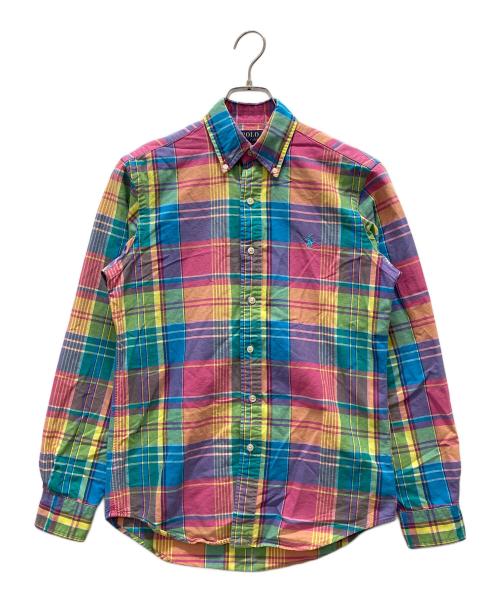 POLO RALPH LAUREN（ポロ・ラルフローレン）POLO RALPH LAUREN (ポロ・ラルフローレン) ボタンダウンシャツ マルチカラー サイズ:XSの古着・服飾アイテム