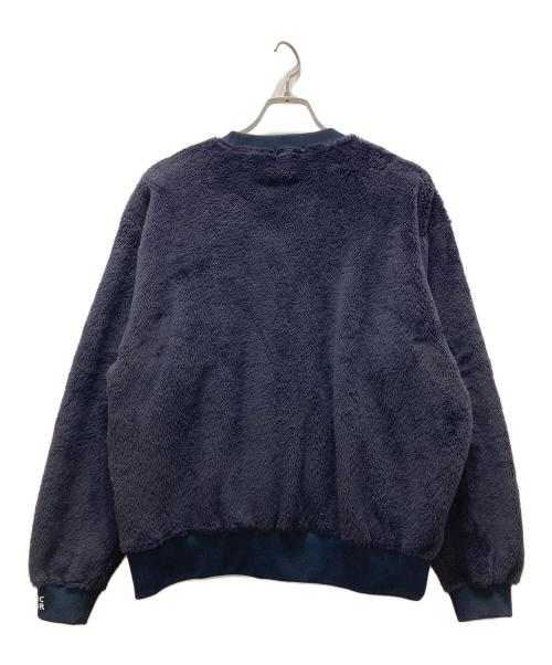 Hysteric Glamour（ヒステリックグラマー）Hysteric Glamour (ヒステリックグラマー) 袖ロゴ刺繍ボアスウェット ネイビー サイズ:Mの古着・服飾アイテム