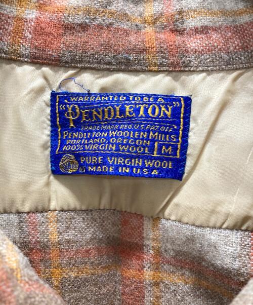 PENDLETON（ペンドルトン）PENDLETON (ペンドルトン) USA製チェックネルシャツ ブラウン サイズ:Mの古着・服飾アイテム