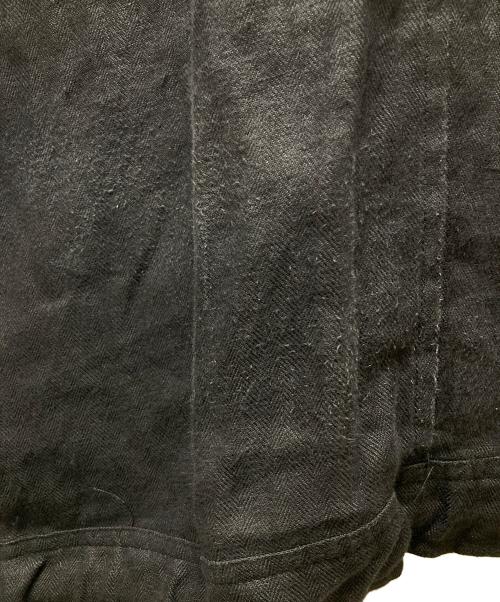 NONSAPIENS（ノンサピエンス）NONSAPIENS (ノンサピエンス) リネンベスト ネイビー サイズ:Sの古着・服飾アイテム