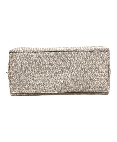 MICHAEL KORS（マイケル・コース）MICHAEL KORS (マイケル・コース) 総柄トートバッグ/EMILIA LARGE LOGO TOTE ベージュの古着・服飾アイテム