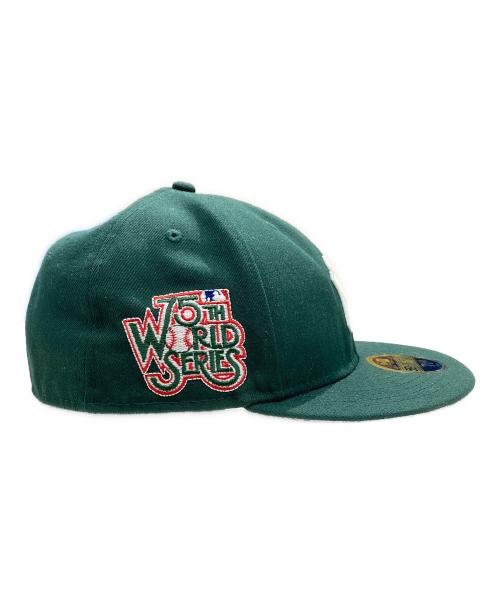 New Era（ニューエラ）New Era (ニューエラ) 75周年記念 キャップ グリーン サイズ:7 5/8(60.6cm)の古着・服飾アイテム