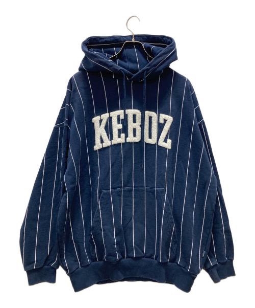 KEBOZ（ケボズ）KEBOZ (ケボズ) プルオーバーパーカー ネイビー サイズ:XLの古着・服飾アイテム