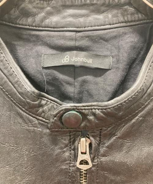 JOHNBULL（ジョンブル）JOHNBULL (ジョンブル) レザーシングルライダースジャケット ブラック サイズ:Mの古着・服飾アイテム