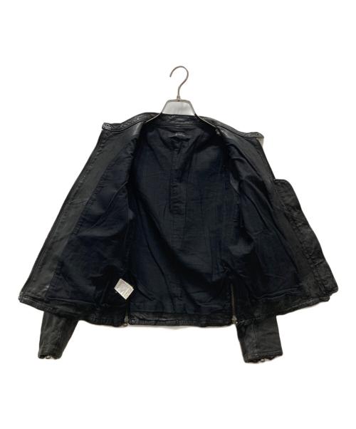 JOHNBULL（ジョンブル）JOHNBULL (ジョンブル) レザーシングルライダースジャケット ブラック サイズ:Mの古着・服飾アイテム