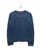 Max Mara Studioマックスマーラ ストゥディオ）の古着「装飾ニット」｜ネイビー