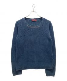 Max Mara Studio（マックスマーラ ストゥディオ）の古着「装飾ニット」｜ネイビー