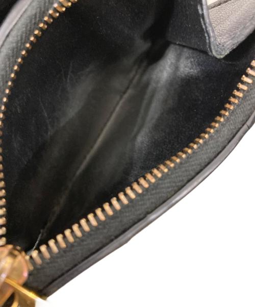 BOTTEGA VENETA（ボッテガベネタ）BOTTEGA VENETA (ボッテガベネタ) カセット/マキシイントレチャート 二つ折り財布 ブラックの古着・服飾アイテム