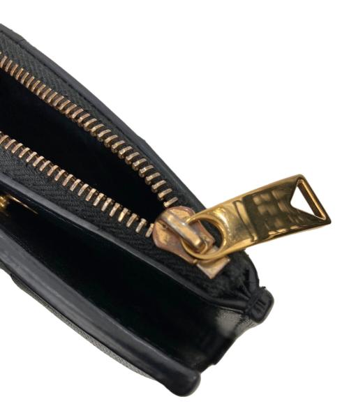 BOTTEGA VENETA（ボッテガベネタ）BOTTEGA VENETA (ボッテガベネタ) カセット/マキシイントレチャート 二つ折り財布 ブラックの古着・服飾アイテム