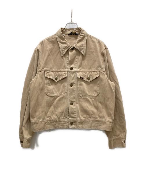 LEE（リー）LEE (リー) USA製 モールスキントラッカージャケット ベージュ サイズ:XLの古着・服飾アイテム