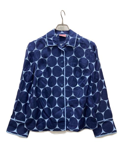 Kate Spade（ケイトスペード）Kate Spade (ケイトスペード) シルクシャツ ネイビー サイズ:XS 未使用品の古着・服飾アイテム