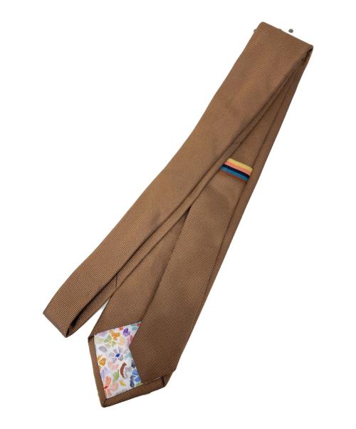PAUL SMITH（ポールスミス）Paul Smith (ポールスミス) ソリッドカラー タイ ブラウン サイズ:記載無しの古着・服飾アイテム