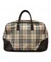 BURBERRY (バーバリー) ノヴァチェックブリーフバッグ ベージュ：30000円