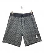 COACHコーチ）の古着「シグネチャーハーフパンツ」｜ブラック