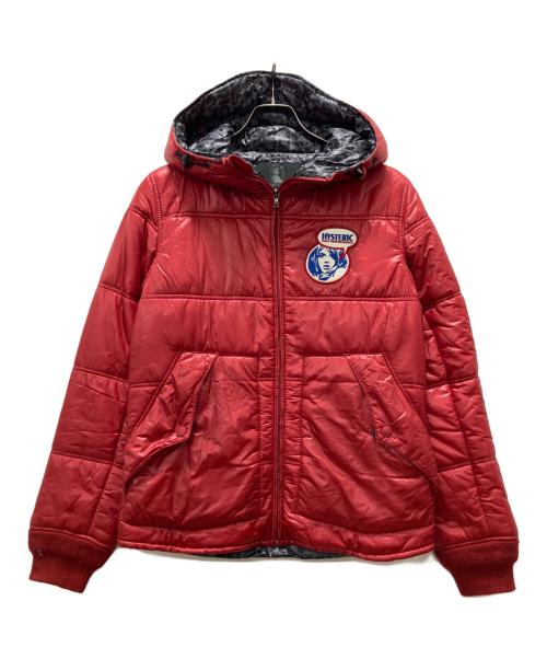Hysteric Glamour（ヒステリックグラマー）Hysteric Glamour (ヒステリックグラマー) ワッペン中綿ジャケット レッド サイズ:Sの古着・服飾アイテム