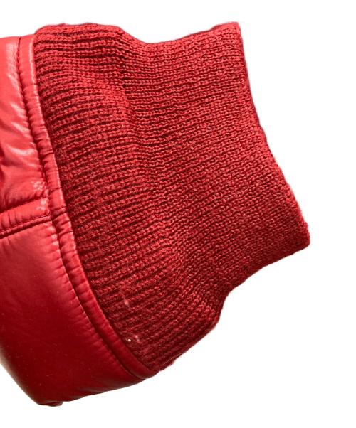 Hysteric Glamour（ヒステリックグラマー）Hysteric Glamour (ヒステリックグラマー) ワッペン中綿ジャケット レッド サイズ:Sの古着・服飾アイテム