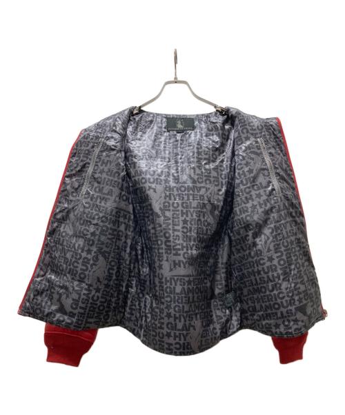 Hysteric Glamour（ヒステリックグラマー）Hysteric Glamour (ヒステリックグラマー) ワッペン中綿ジャケット レッド サイズ:Sの古着・服飾アイテム