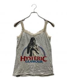 Hysteric Glamour（ヒステリックグラマー）の古着「レース付きキャミソール」｜グレー