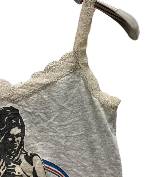 Hysteric Glamour（ヒステリックグラマー）Hysteric Glamour (ヒステリックグラマー) レース付きキャミソール グレー サイズ:FREEの古着・服飾アイテム