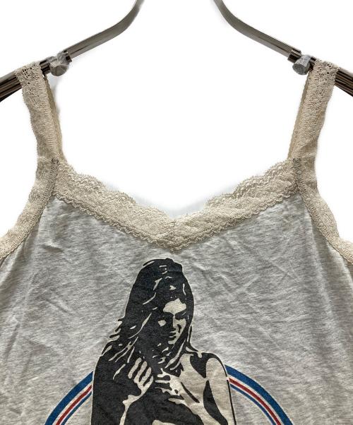 Hysteric Glamour（ヒステリックグラマー）Hysteric Glamour (ヒステリックグラマー) レース付きキャミソール グレー サイズ:FREEの古着・服飾アイテム