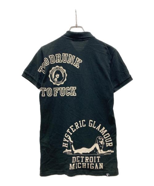 Hysteric Glamour（ヒステリックグラマー）Hysteric Glamour (ヒステリックグラマー) ポロシャツ ブラック サイズ:Sの古着・服飾アイテム