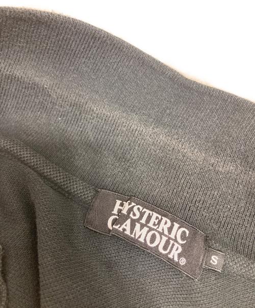 Hysteric Glamour（ヒステリックグラマー）Hysteric Glamour (ヒステリックグラマー) ポロシャツ ブラック サイズ:Sの古着・服飾アイテム