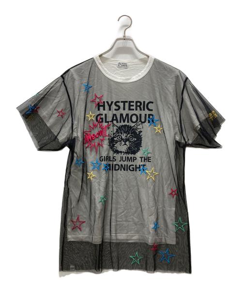 Hysteric Glamour（ヒステリックグラマー）Hysteric Glamour (ヒステリックグラマー) レイヤードカットソー ホワイト サイズ:FREEの古着・服飾アイテム