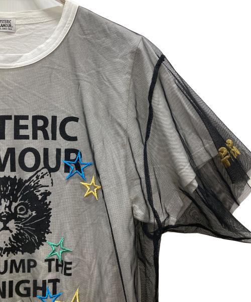 Hysteric Glamour（ヒステリックグラマー）Hysteric Glamour (ヒステリックグラマー) レイヤードカットソー ホワイト サイズ:FREEの古着・服飾アイテム
