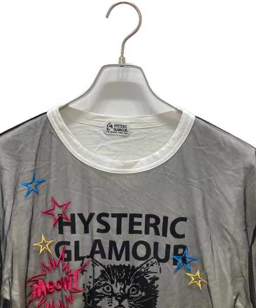 Hysteric Glamour（ヒステリックグラマー）Hysteric Glamour (ヒステリックグラマー) レイヤードカットソー ホワイト サイズ:FREEの古着・服飾アイテム