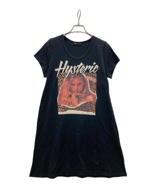 Hysteric Glamour（ヒステリックグラマー）Hysteric Glamour (ヒステリックグラマー) カットソーワンピース ブラック サイズ:Fの古着・服飾アイテム
