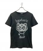 Hysteric Glamourヒステリックグラマー）の古着「プリントTシャツ」｜ブラック
