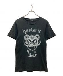 Hysteric Glamour（ヒステリックグラマー）の古着「プリントTシャツ」｜ブラック