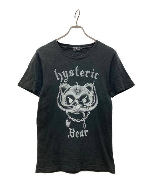Hysteric Glamour（ヒステリックグラマー）Hysteric Glamour (ヒステリックグラマー) プリントTシャツ ブラック サイズ:Sの古着・服飾アイテム