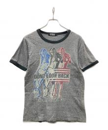 Hysteric Glamour（ヒステリックグラマー）の古着「リンガーTシャツ」｜グレー