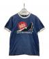Hysteric Glamour（ヒステリックグラマー）の古着「リンガーTシャツ」｜ネイビー