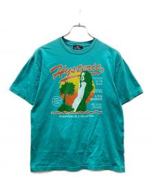 Hysteric Glamour（ヒステリックグラマー）の古着「プリントTシャツ」｜スカイブルー