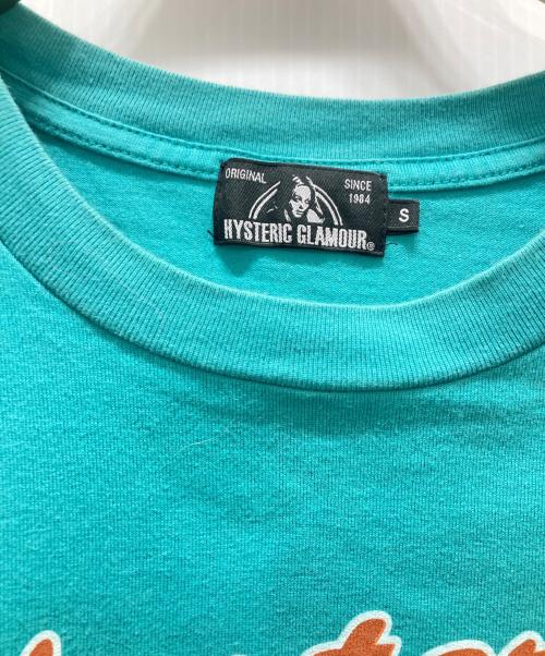 Hysteric Glamour（ヒステリックグラマー）Hysteric Glamour (ヒステリックグラマー) プリントTシャツ スカイブルー サイズ:Sの古着・服飾アイテム