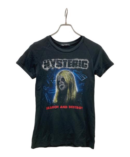 Hysteric Glamour（ヒステリックグラマー）Hysteric Glamour (ヒステリックグラマー) プリントTシャツ ブラック サイズ:FREEの古着・服飾アイテム