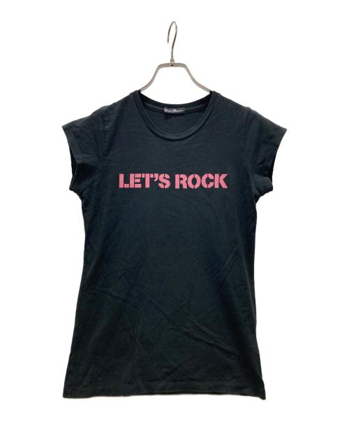 Hysteric Glamour（ヒステリックグラマー）Hysteric Glamour (ヒステリックグラマー) プリントTシャツ ブラック サイズ:Fの古着・服飾アイテム