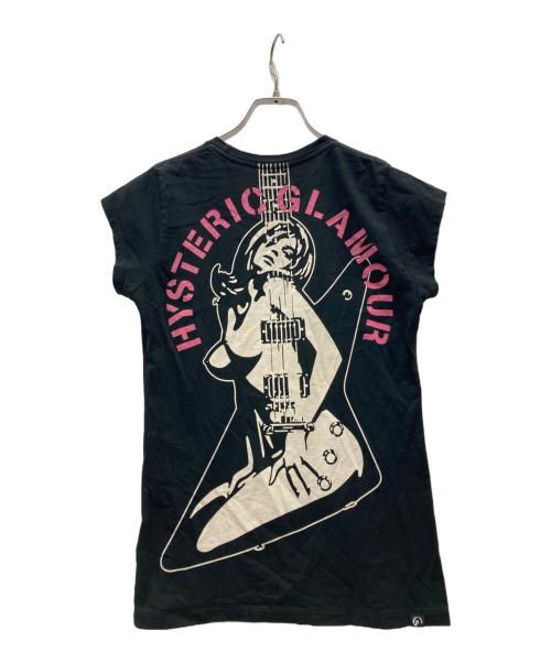 Hysteric Glamour（ヒステリックグラマー）Hysteric Glamour (ヒステリックグラマー) プリントTシャツ ブラック サイズ:Fの古着・服飾アイテム