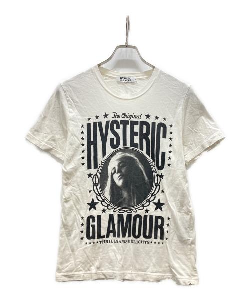 Hysteric Glamour（ヒステリックグラマー）Hysteric Glamour (ヒステリックグラマー) プリントTシャツ ホワイト サイズ:Sの古着・服飾アイテム