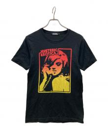 Hysteric Glamour（ヒステリックグラマー）の古着「プリントTシャツ」｜ブラック
