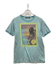 Hysteric Glamour（ヒステリックグラマー）の古着「プリントTシャツ」｜スカイブルー