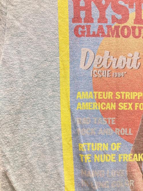 Hysteric Glamour（ヒステリックグラマー）Hysteric Glamour (ヒステリックグラマー) プリントTシャツ スカイブルー サイズ:Sの古着・服飾アイテム